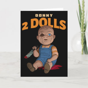 Donny 2 Dolls Anti-trump Wrede Pop (halloween) Kaart