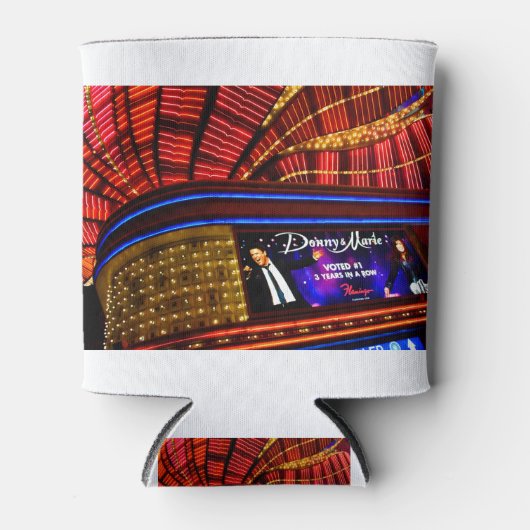 Donny en Marie Osmond Flamingo Hotel Las Vegas Blikjeskoeler (Voorkant)