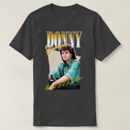 Donny Osmond Retro Esthetisch Fan Design T-shirt (Design voorkant)