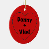 Donny + Vlad Keramisch Ornament (Rechts)