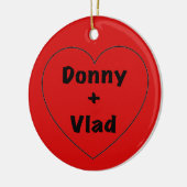 Donny + Vlad Keramisch Ornament (Links)
