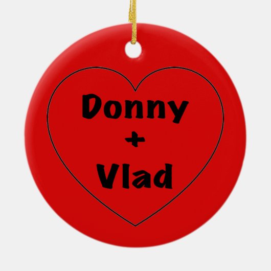 Donny + Vlad Keramisch Ornament (Achterkant)