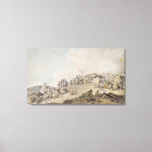 Donnybrook Fair, 1782 (pen, inkt en w/c op papier) Canvas Afdruk