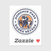 Donohue Pass wandelen siera nevada alpine trials Sticker (Vel)