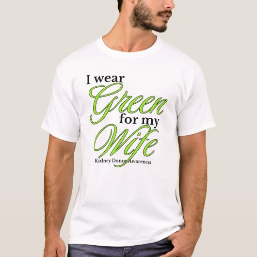 Donor Bewustzijn Held Ondersteuning Dankbare vrouw T-shirt (Voorkant)