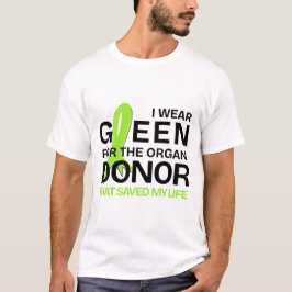 Donor Bewustzijn Trots Ondersteuning Dankbaar Unis T-shirt