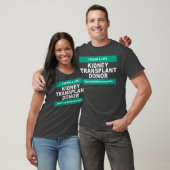 Donor niertransplantatie - donkere kleur t-shirt (Unisex)