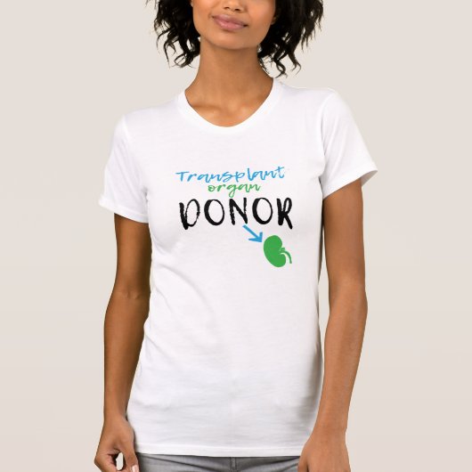Donor niertransplantatie t-shirt (Voorkant)