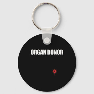 Donor plezier bloederige wond nier meme op rug 1 sleutelhanger