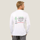 Donor Unisex T-shirt met lange mouwen Basic (Achterkant)
