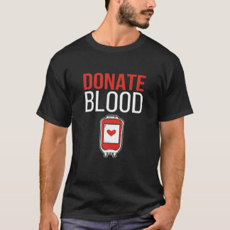 Donordag bloed doneren Phlebotomie Kit donatie Phl T-shirt