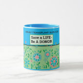  donorkoffie voor transplantatie mok (Midden)