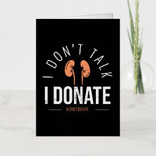 Donororgaantransplantatie bewustzijn folie wenskaart