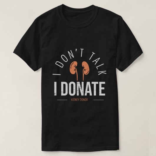 Donororgaantransplantatie bewustzijn t-shirt (Design voorkant)