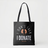 Donororgaantransplantatie bewustzijn tote bag (Voorkant)