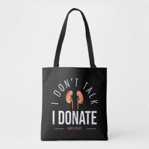 Donororgaantransplantatie bewustzijn tote bag