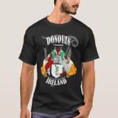 Donovan Crest Coat of Arms *Locatie toevoegen* T-shirt (Voorkant)