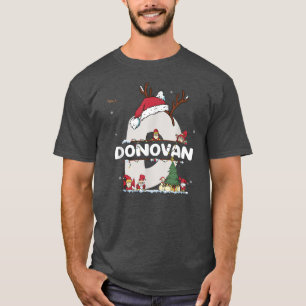 Donovan Kerstmis Shirt met Donovan Name voor grapp