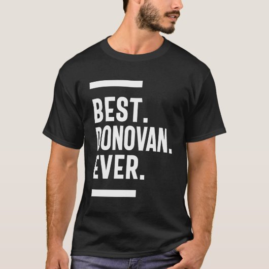Donovan Persoonlijke naam Birthday Gift T-shirt (Voorkant)