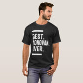 Donovan Persoonlijke naam Birthday Gift T-shirt (Voorkant volledig)