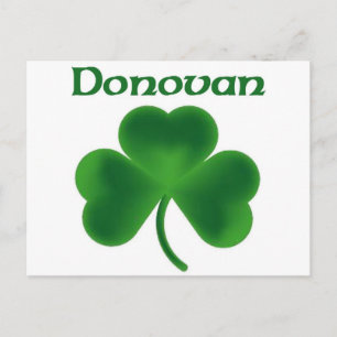 Donovan Shamrock Briefkaart