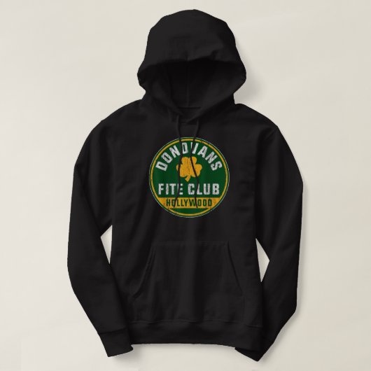 Donovan's Boxing Fight Club in Hollywood St Patric Hoodie (Design voorkant)