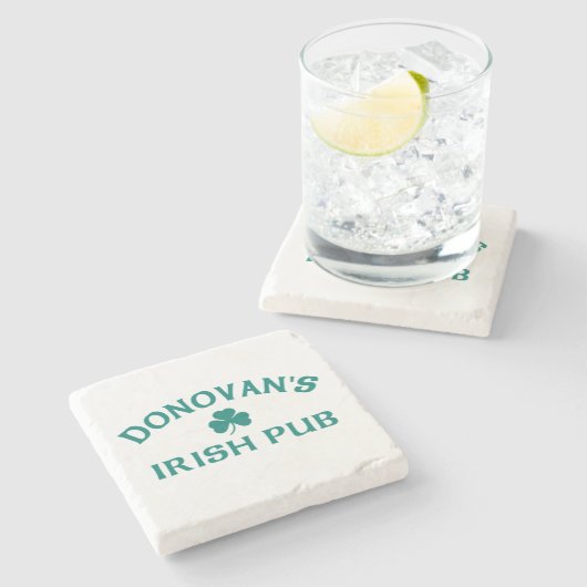 Donovan's Irish Pub Stenen Onderzetter (Zijkant)