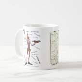DONQUIXOTE ROUTE Kaart - TAZA - Cervantes Koffiemok (Voorkant links)