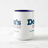 Don's Barber Shop - Blauwe Koffie Mok (Midden)