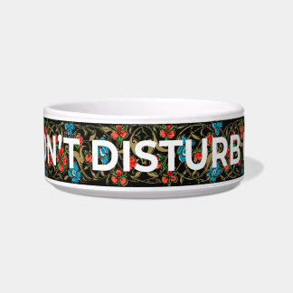 Don's Disturb me- Pet Bowl Voerbakje