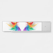 Dons Regenboogvleugels Deurbordje (Voorkant)