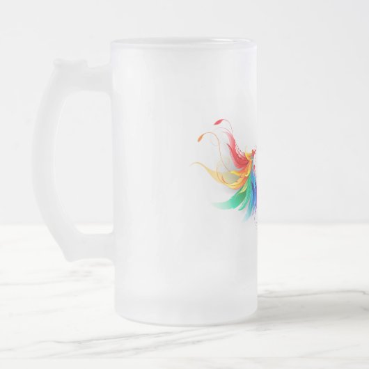 Dons Regenboogvleugels Matglas Bierpul (Links)
