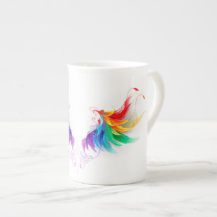 Dons Regenboogvleugels Porselein Kop