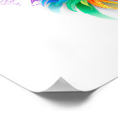 Dons Regenboogvleugels Poster (Hoek)