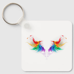 Dons Regenboogvleugels Sleutelhanger