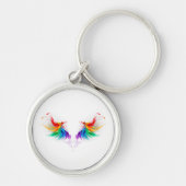 Dons Regenboogvleugels Sleutelhanger (Voorkant)