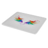 Dons Regenboogvleugels Snijplank (Hoek)