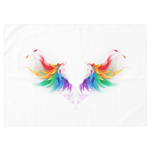 Dons Regenboogvleugels Tafelkleed (Voorkant (Horizontaal))