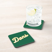 Dons Script Lettertype Bier Onderzetter (Rechterzijde)