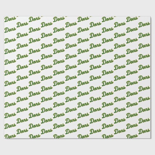 Dons Script Lettertype Cadeaupapier (Vlak)