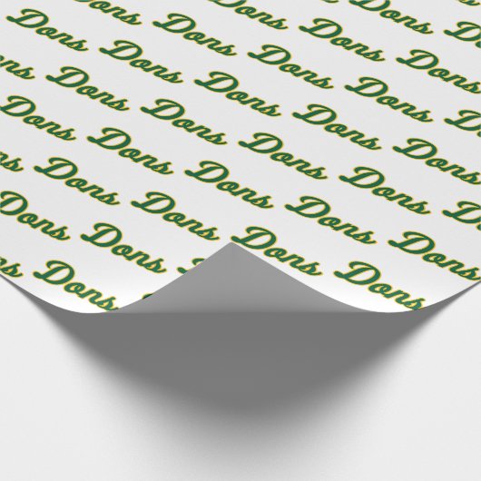 Dons Script Lettertype Cadeaupapier (Hoek)