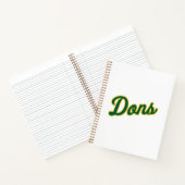 Dons Script Lettertype Notitieboek (Binnen)