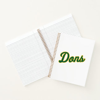 Dons Script Lettertype Notitieboek