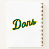Dons Script Lettertype Notitieboek (Achterkant)