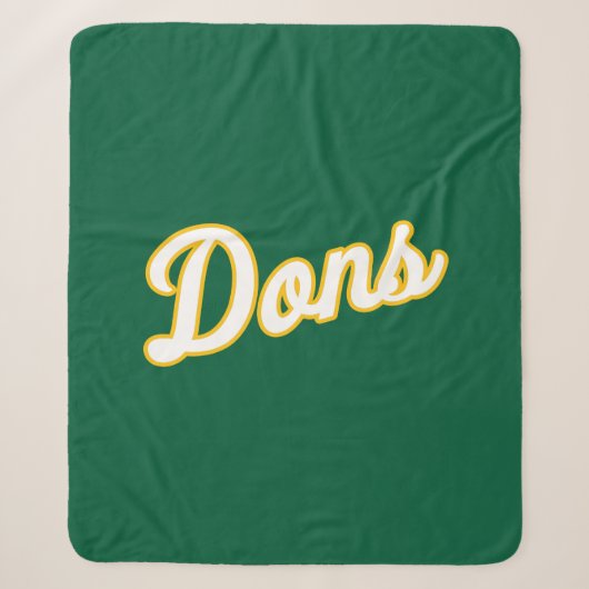 Dons Script Lettertype Sherpa Deken (Voorkant)