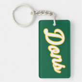 Dons Script Lettertype Sleutelhanger (Voorkant)