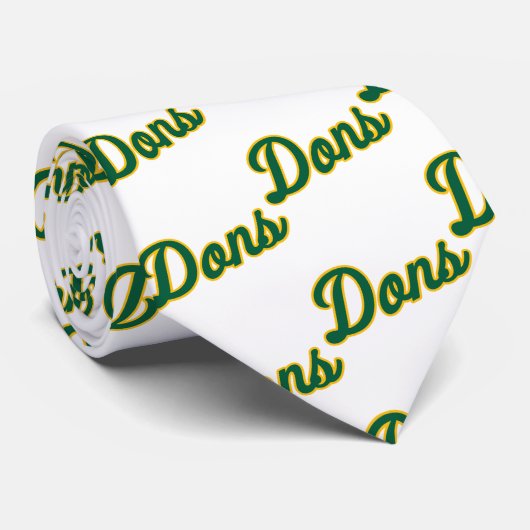 Dons Script Lettertype Stropdas (Opgerold)