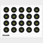 Don's Tacos - Grappig Patriottisch Let's Go Taco-t Ronde Sticker (Vel)