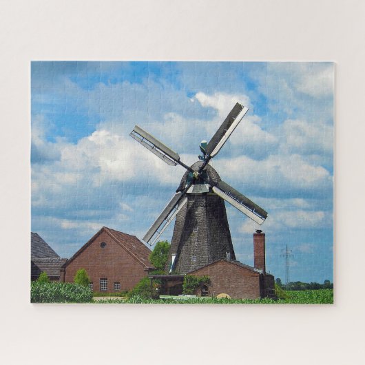 Donsbrüggen Germany Windmill. Legpuzzel (Horizontaal)