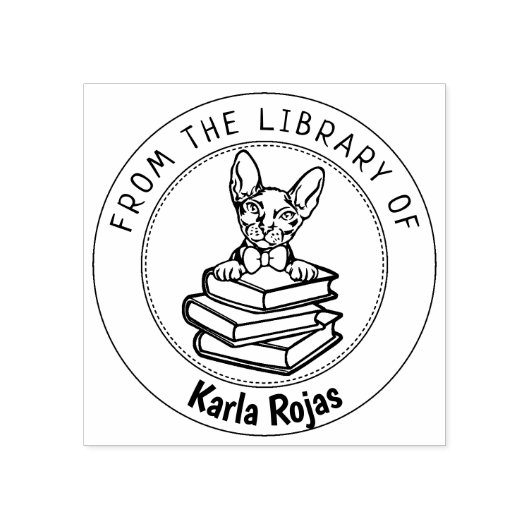 Donskoy Cat, boek uit de bibliotheek van Rubberstempel (Afrduk)